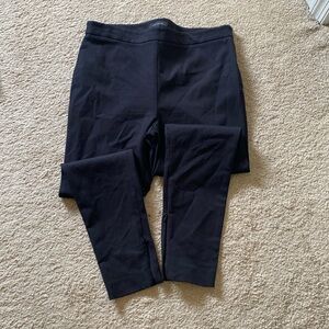And Taylor size 10, black skinny pants stretch side zipper